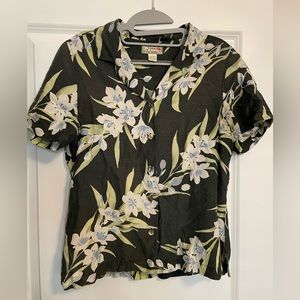 Vintage Tommy Bahama Silk Hawaiian Shirt